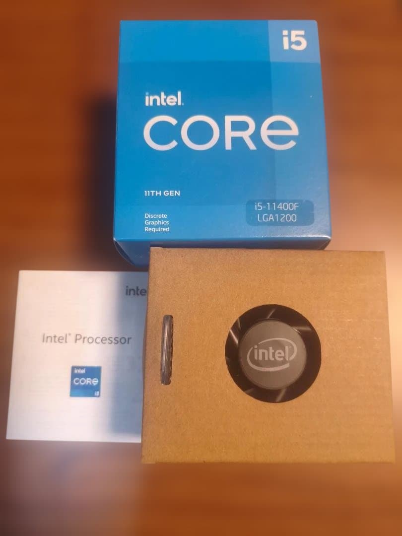 Intel 11400F CPU マザーボード CPUクーラー セット