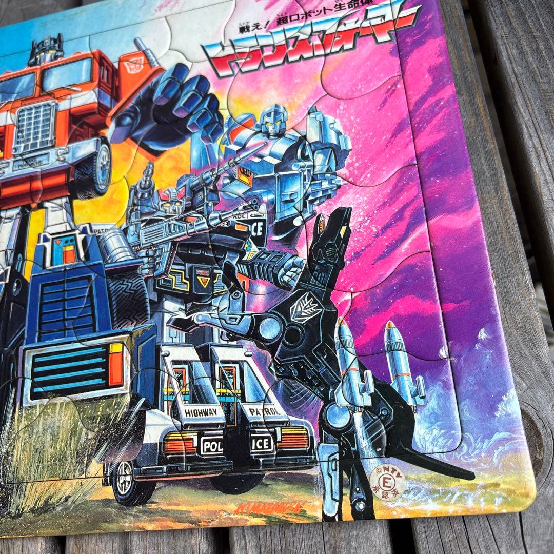 激レア　当時物　トランスフォーマー 　ジグソーパズル　昭和レトロ　ショウワノート