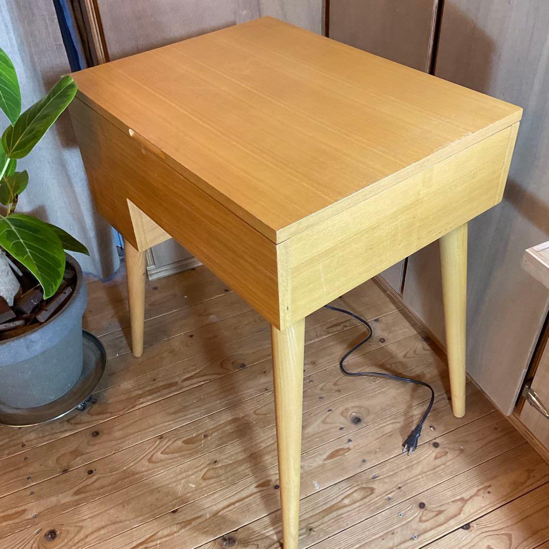 も*へ様 コンパクトドレッサー ナチュラル ミッドセンチュリー 化粧台 鏡台 2