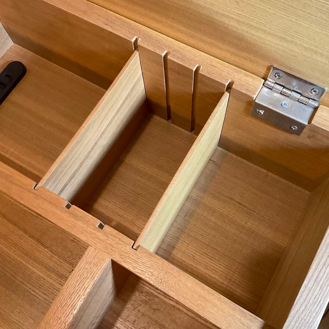 も*へ様 コンパクトドレッサー ナチュラル ミッドセンチュリー 化粧台 鏡台 2