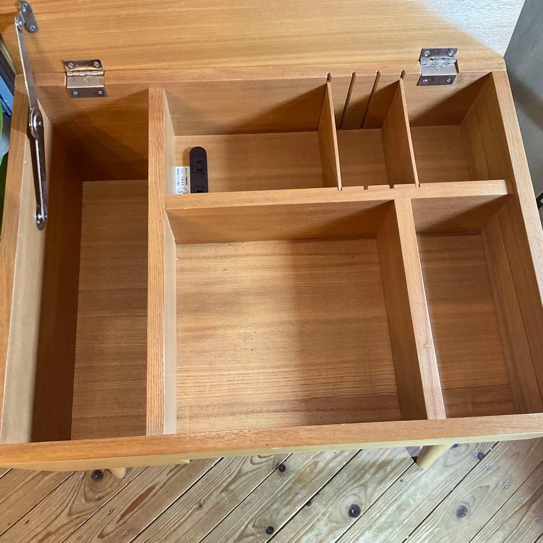 も*へ様 コンパクトドレッサー ナチュラル ミッドセンチュリー 化粧台 鏡台 2