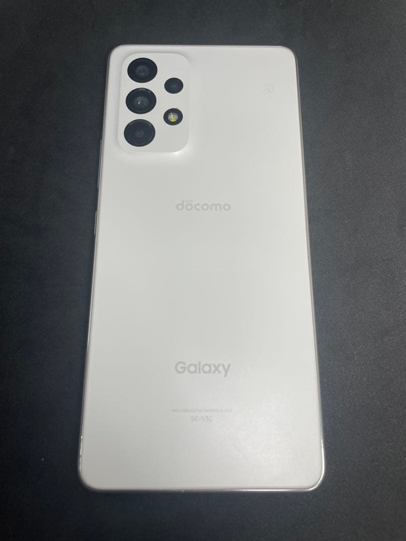 ドコモ【SIMフリー】GalaxyA53 5G オーサムホワイト6GB128GB