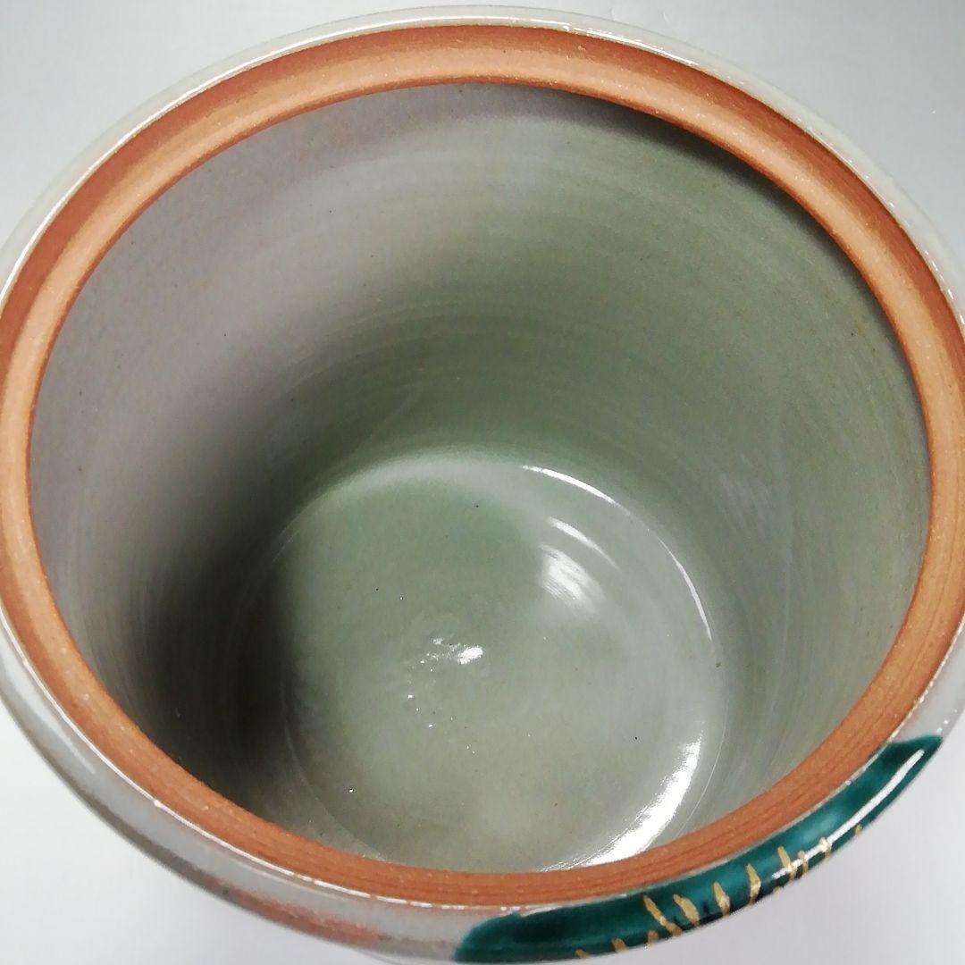 Ｓ４２５　水指　『乾山写　老松』『京焼』『鳴滝窯　橋本城岳作』　共箱　茶道具