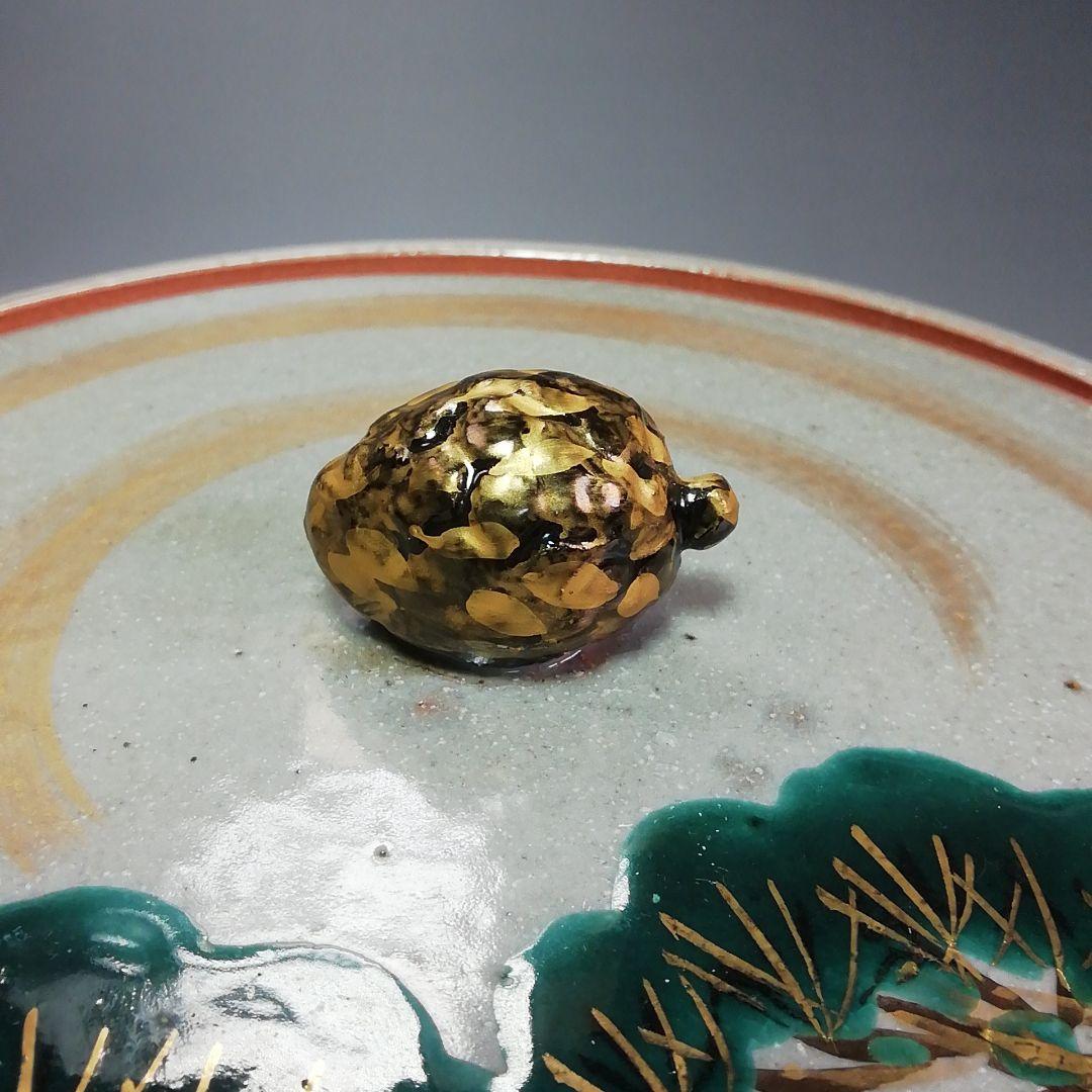 Ｓ４２５　水指　『乾山写　老松』『京焼』『鳴滝窯　橋本城岳作』　共箱　茶道具