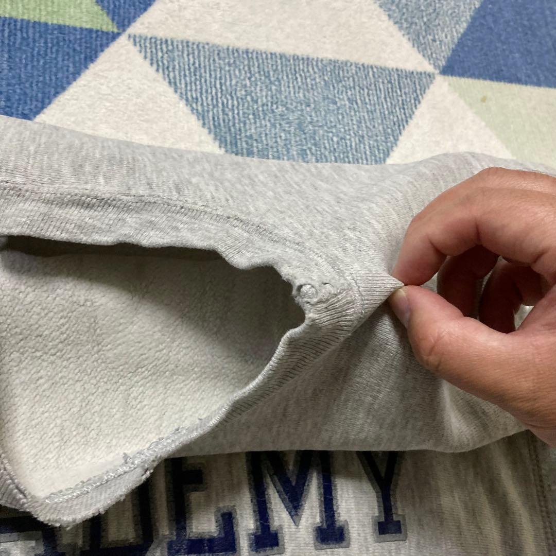 80s Championちょいボロ リバースウィーブ刺繍タグLサイズ USA製