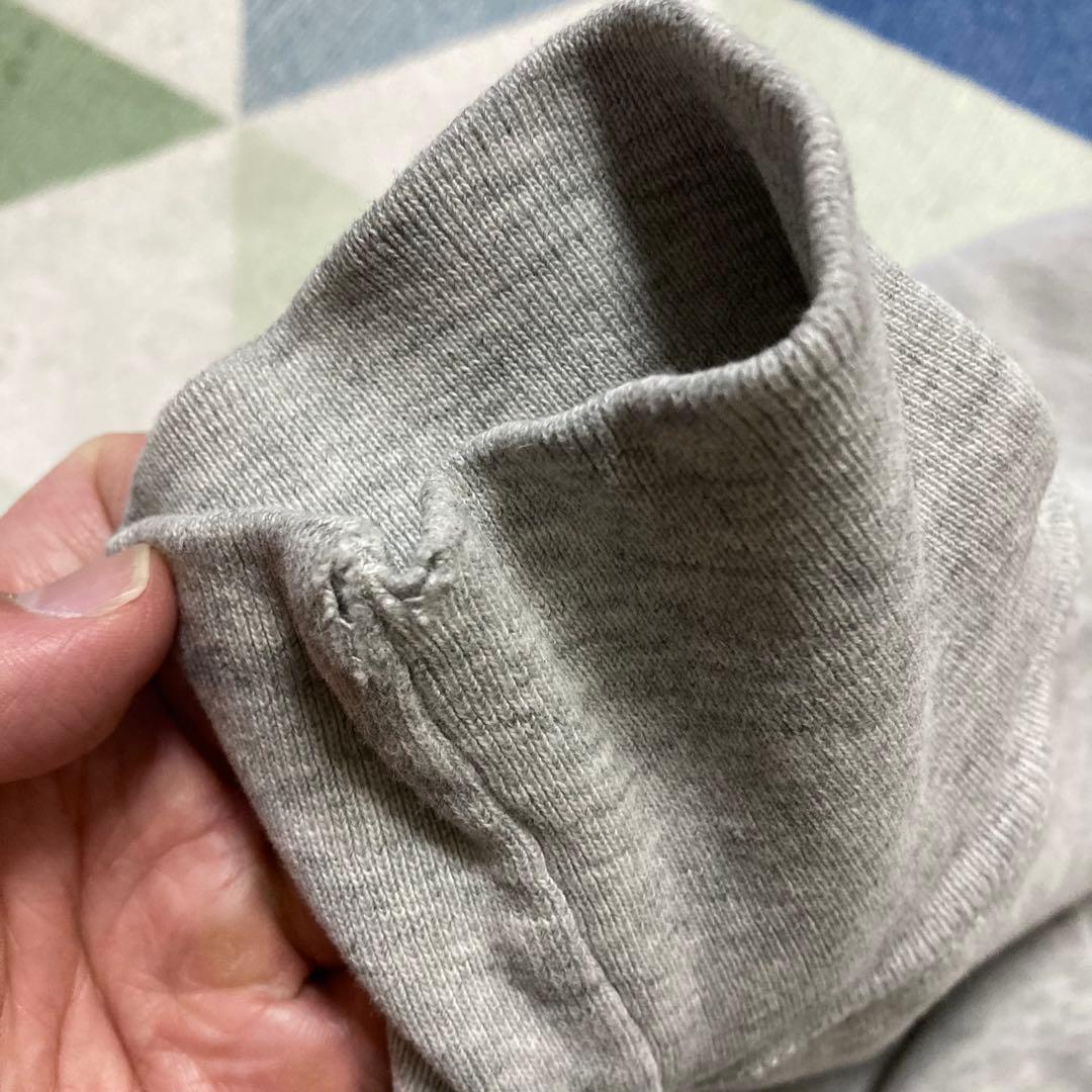 80s Championちょいボロ リバースウィーブ刺繍タグLサイズ USA製