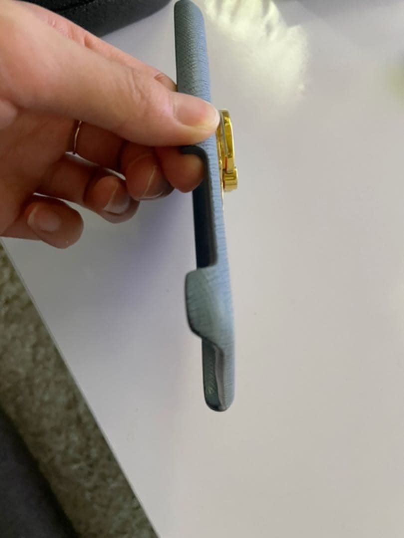 PRADAリング付きサフィアーノiPhoneXケース