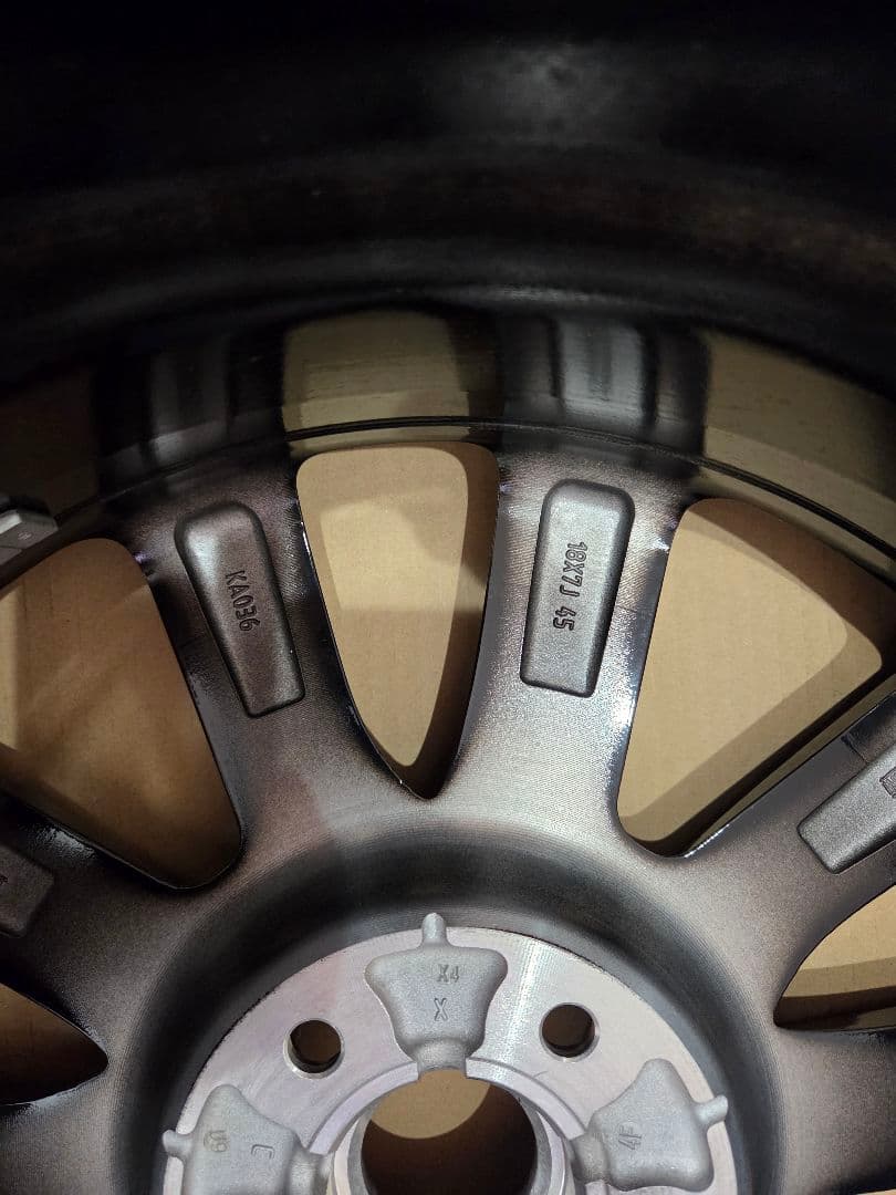 18インチ ブラック 多スポークホイール