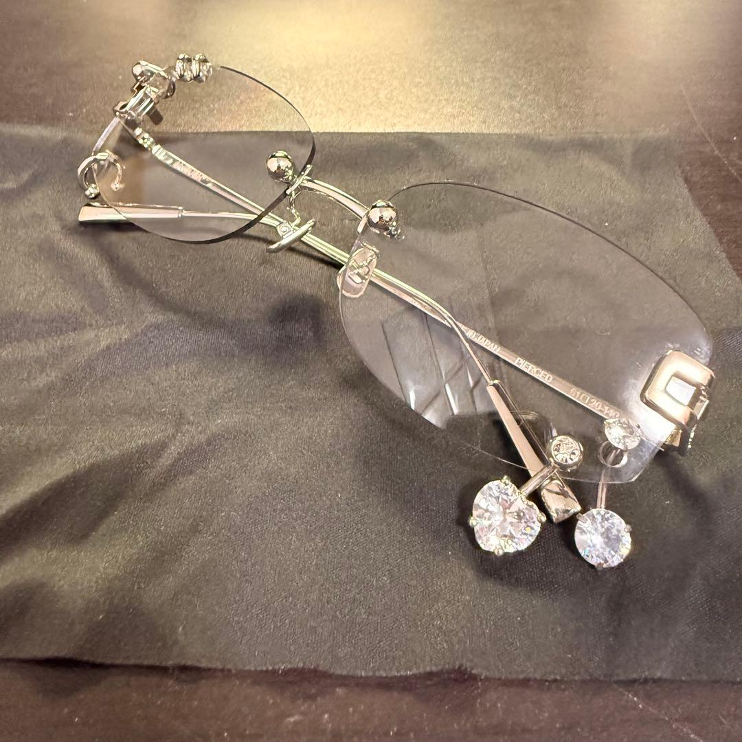 AMBUSH pierced sunglasses クリア