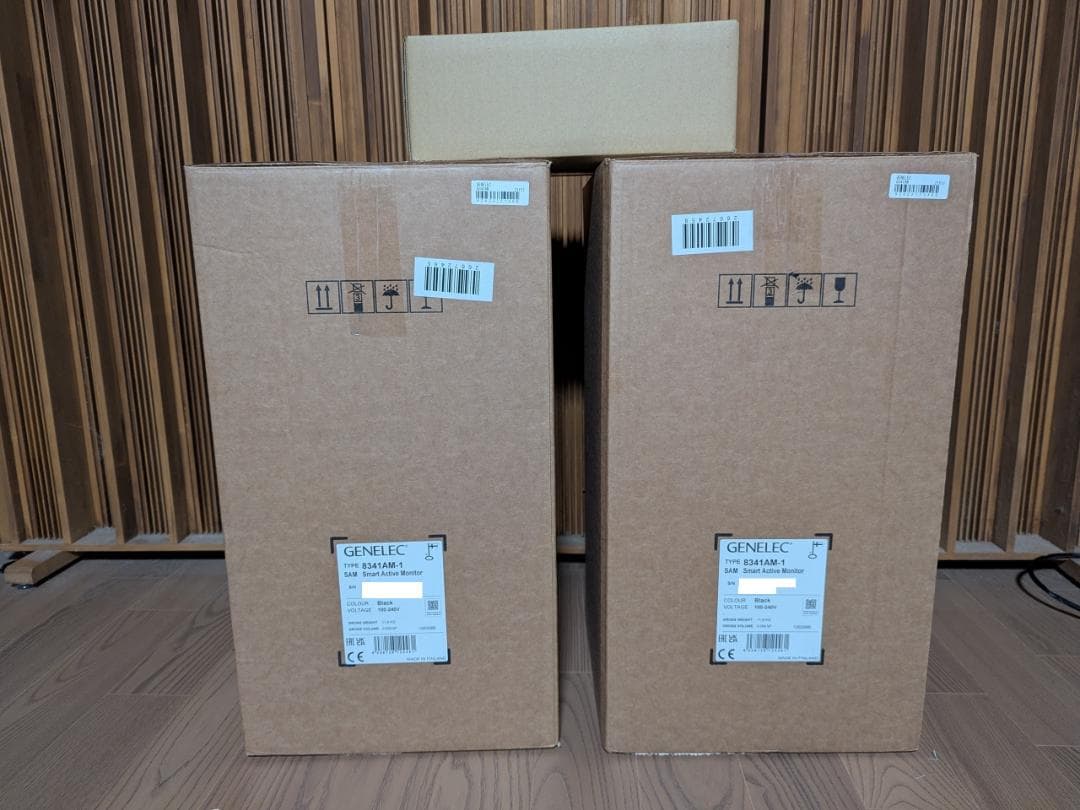 【美品】GENELEC 8341A ブラック ペア & GLM kit