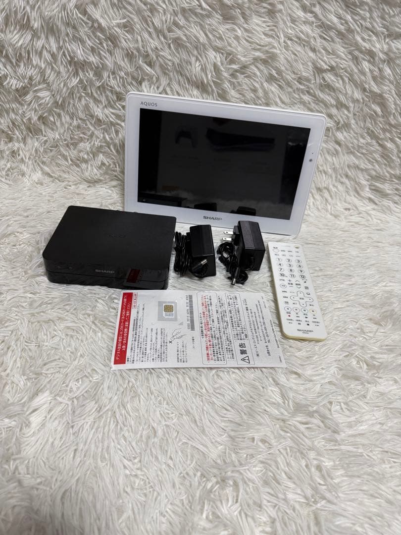 SHARP シャープ AQUOS ポータブル液晶テレビ 2T-C12AF 防水
