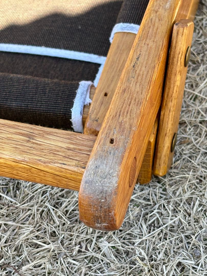 【希少】エニウェアチェア ミニ サンド チェア 折り畳み ブラウン ローチェア