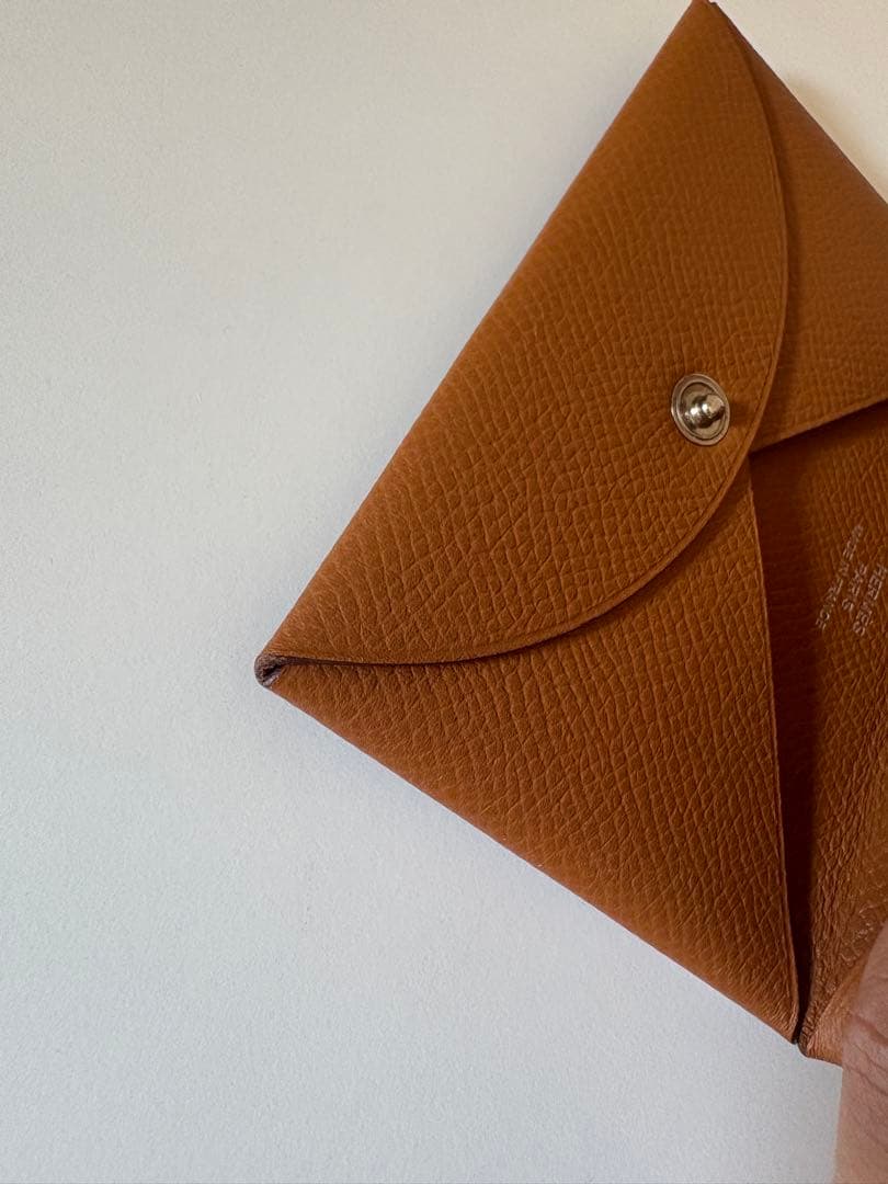 HERMES エルメス　カルヴィ エトゥープ カードケース　名刺入れ　パスケース
