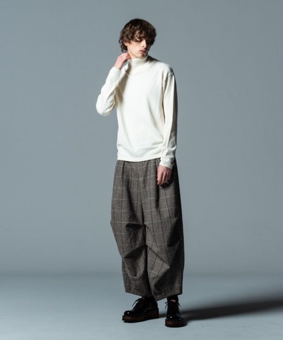 glamb グラム　Glen Check Balloon Pants M
