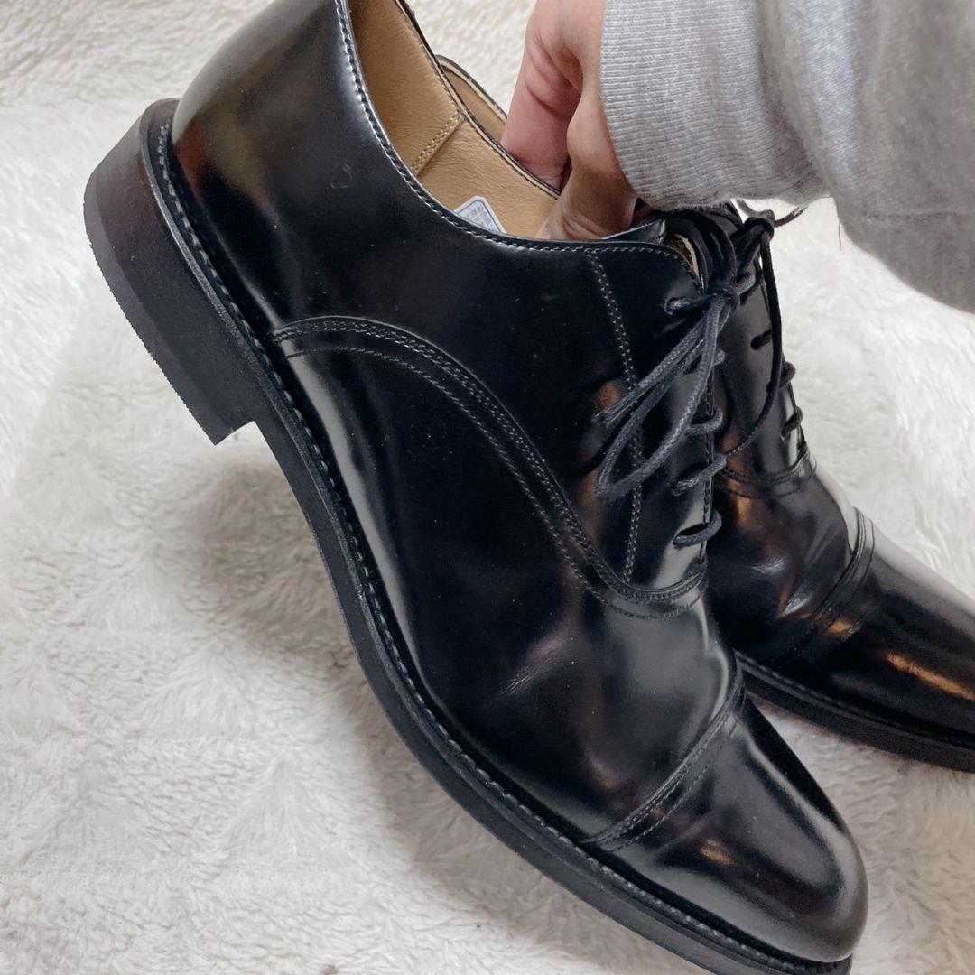 REGAL ブラック ビジネスシューズ 内羽根 ストレートチップ 27.0cm