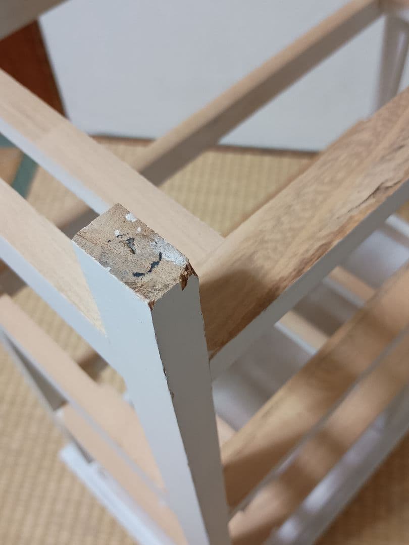 白家具　花柄　チェスト　バスケット　収納　籠