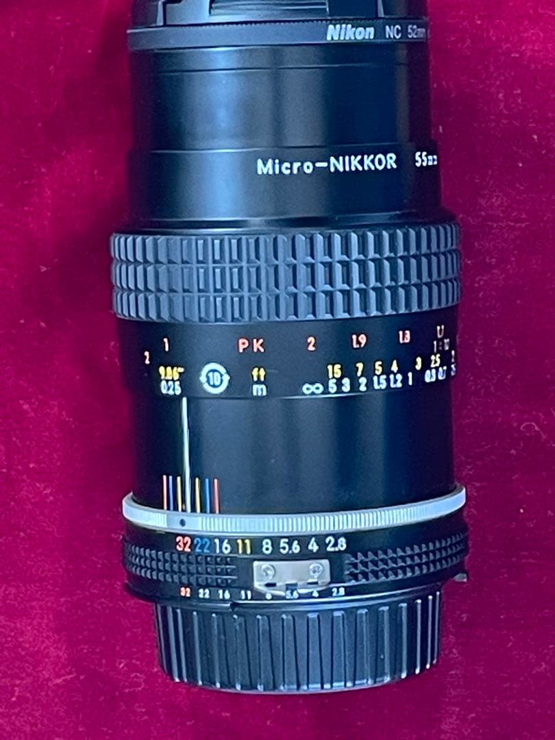 ニコンマイクロニッコールレンズ５５ミリf2.8接写リングPK13