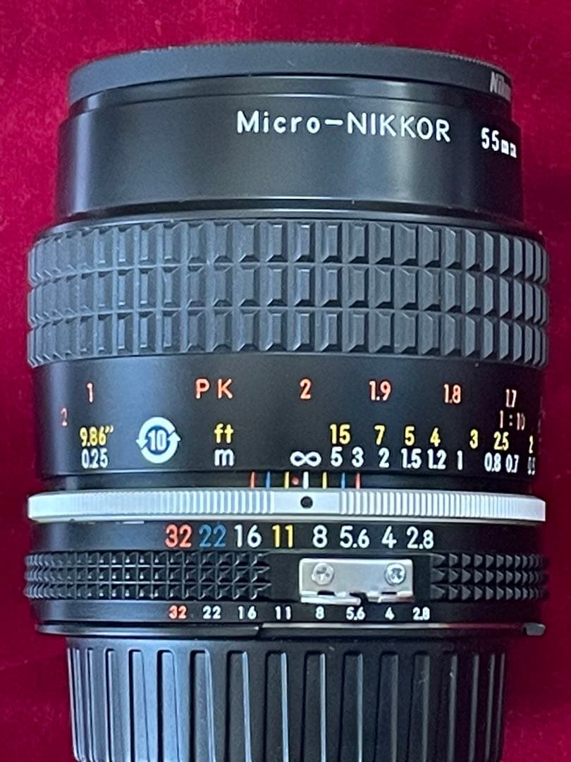 ニコンマイクロニッコールレンズ５５ミリf2.8接写リングPK13