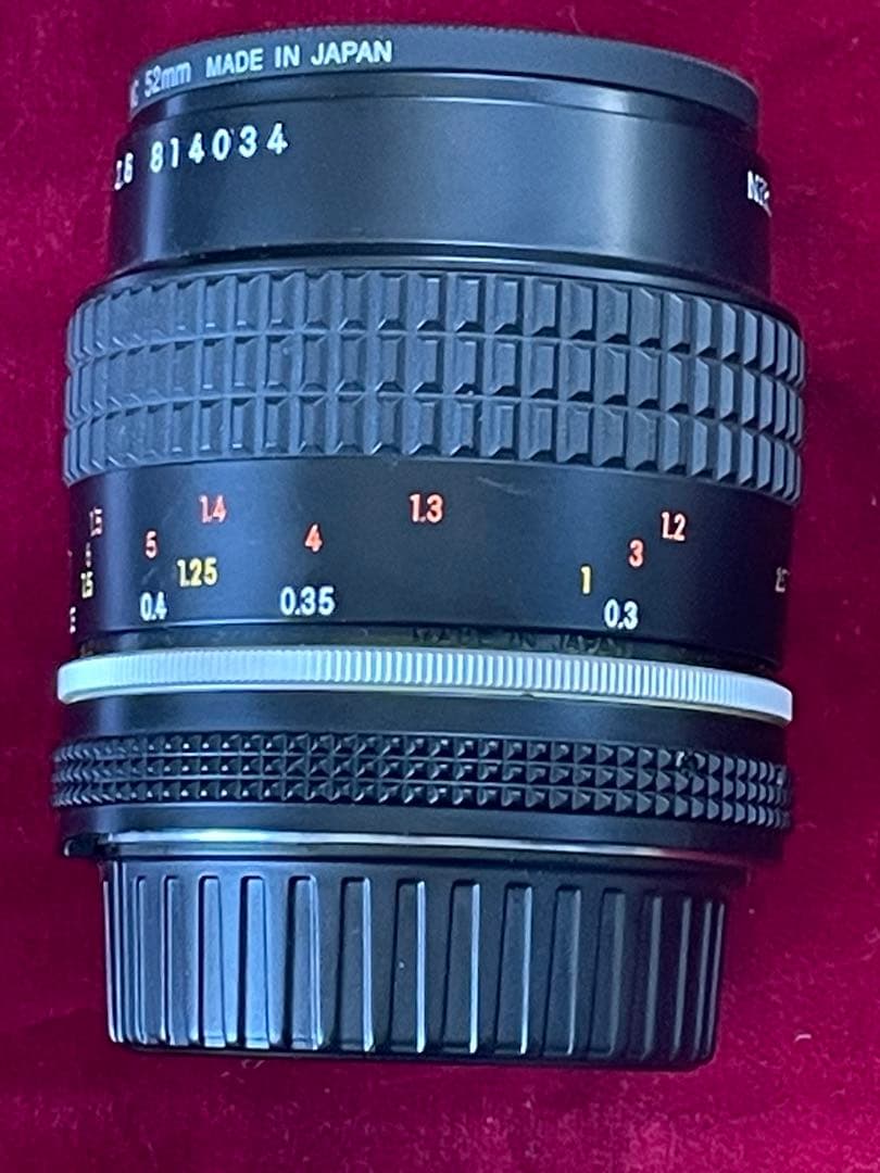 ニコンマイクロニッコールレンズ５５ミリf2.8接写リングPK13