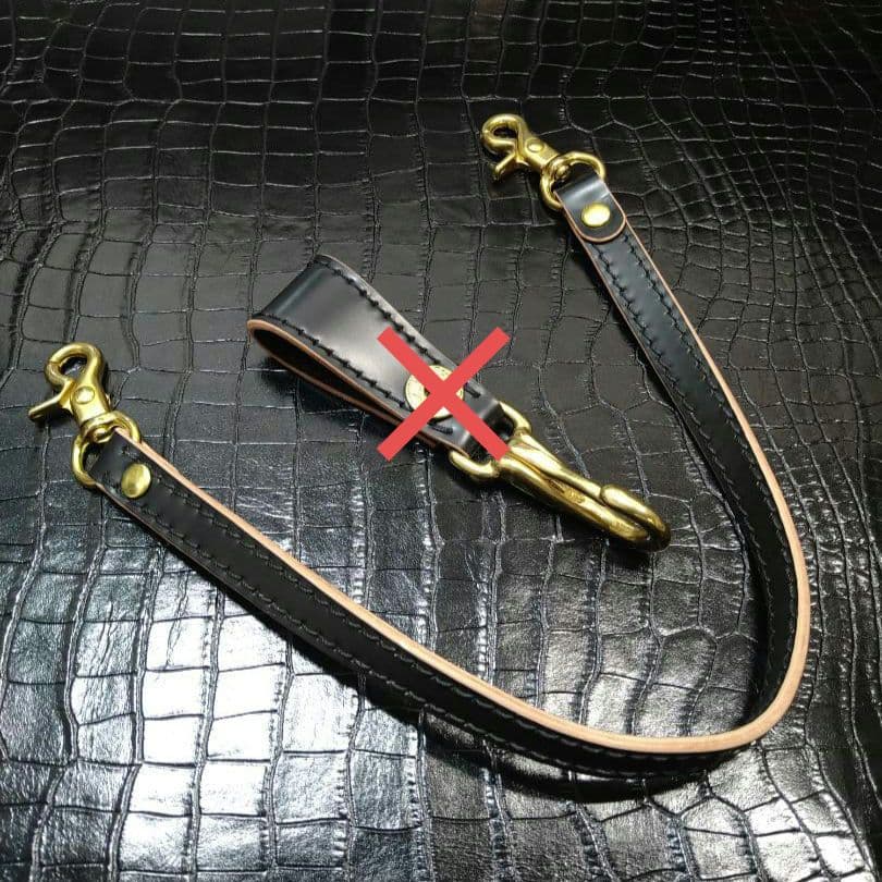 専用／ 新喜皮革コードバンウォレットロープ エレファントキーホルダー