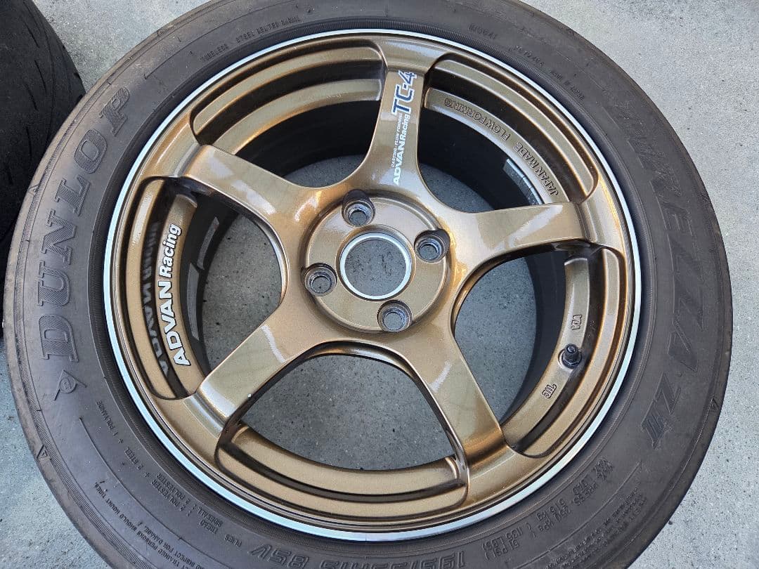 ADVAN TC-4 15インチ 4穴 PCD100 6.5j ET40