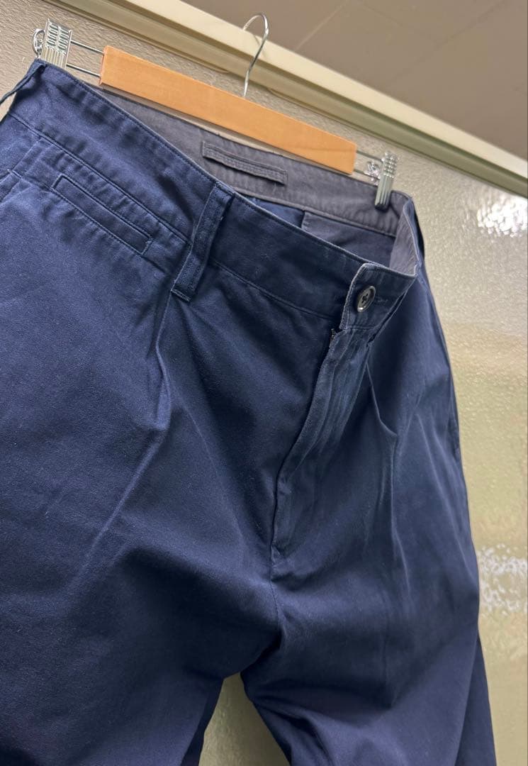 Nigel Cabourn ホスピタルパンツウェザークロス 34 ネイビー日本製