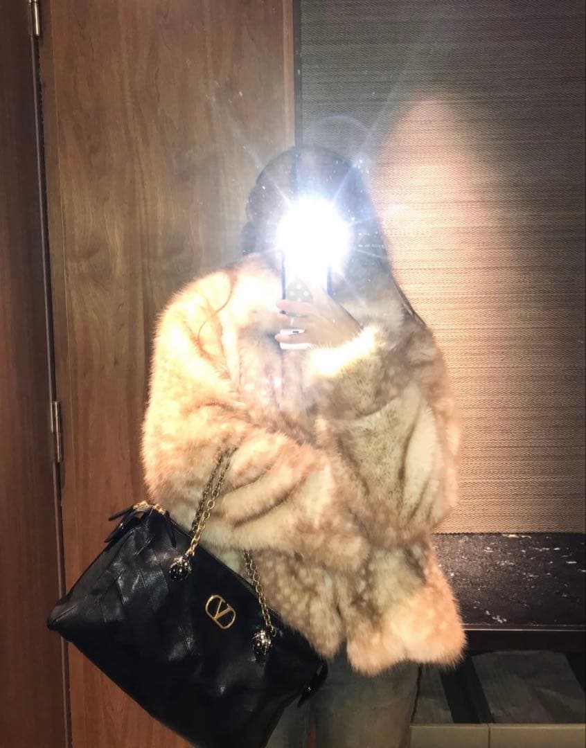 IVE レイ着用 バンビ柄 ファージャケット n.k atelier