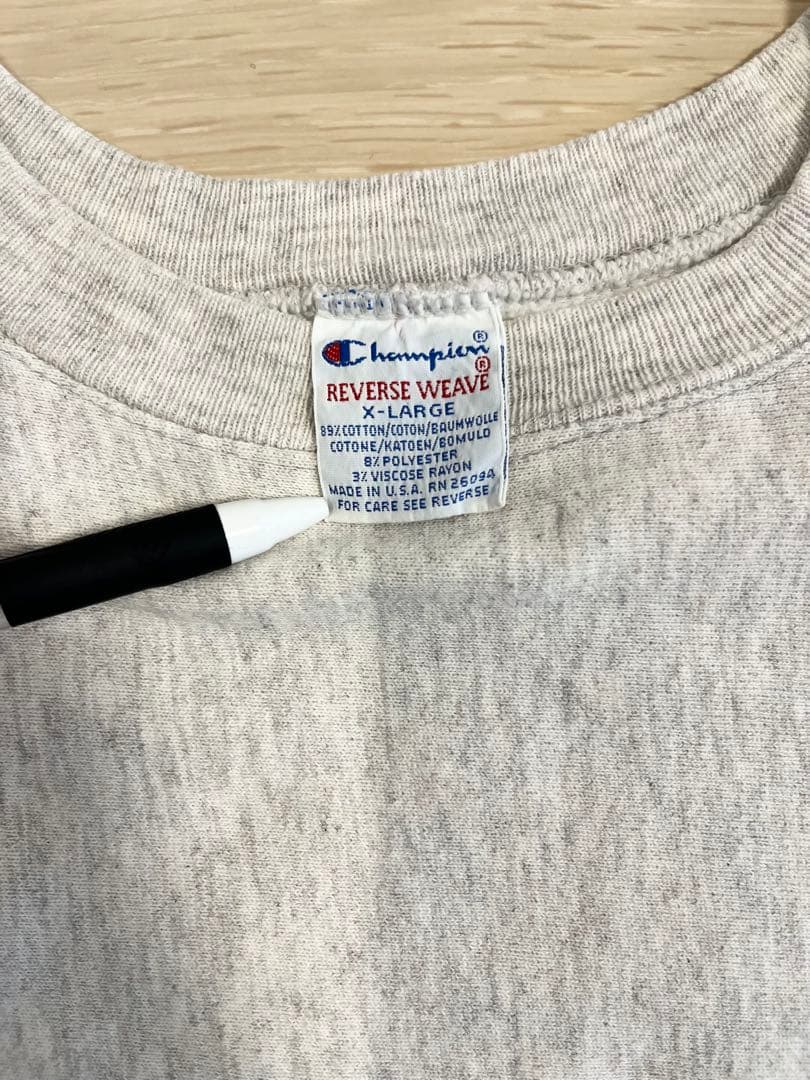 90s USA製 Champion リバースウィーブ白目