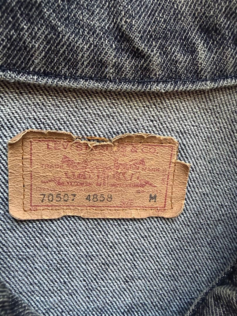 ぱ*だ様 リーバイス　70507 先染め　USA製　size M