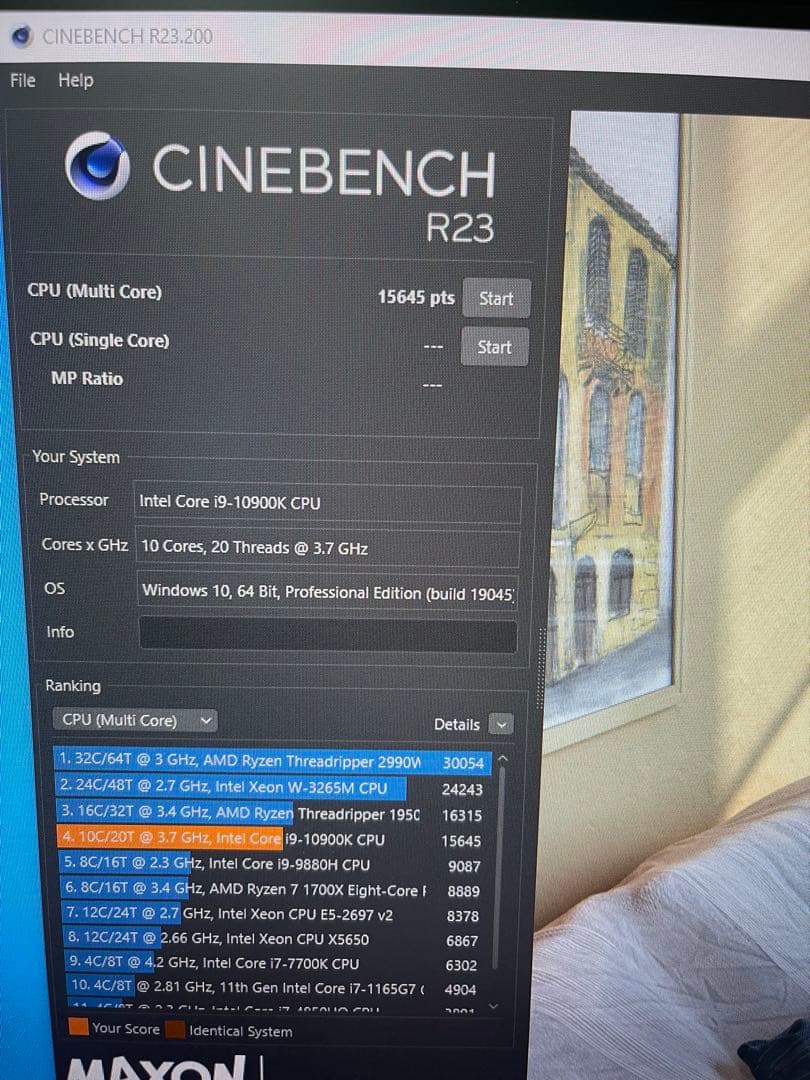 CPU Intel Core i9-10900K CPU