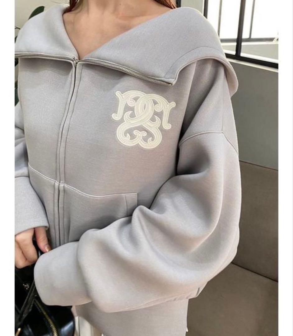 SNIDEL ボリュームパーカー　グレー