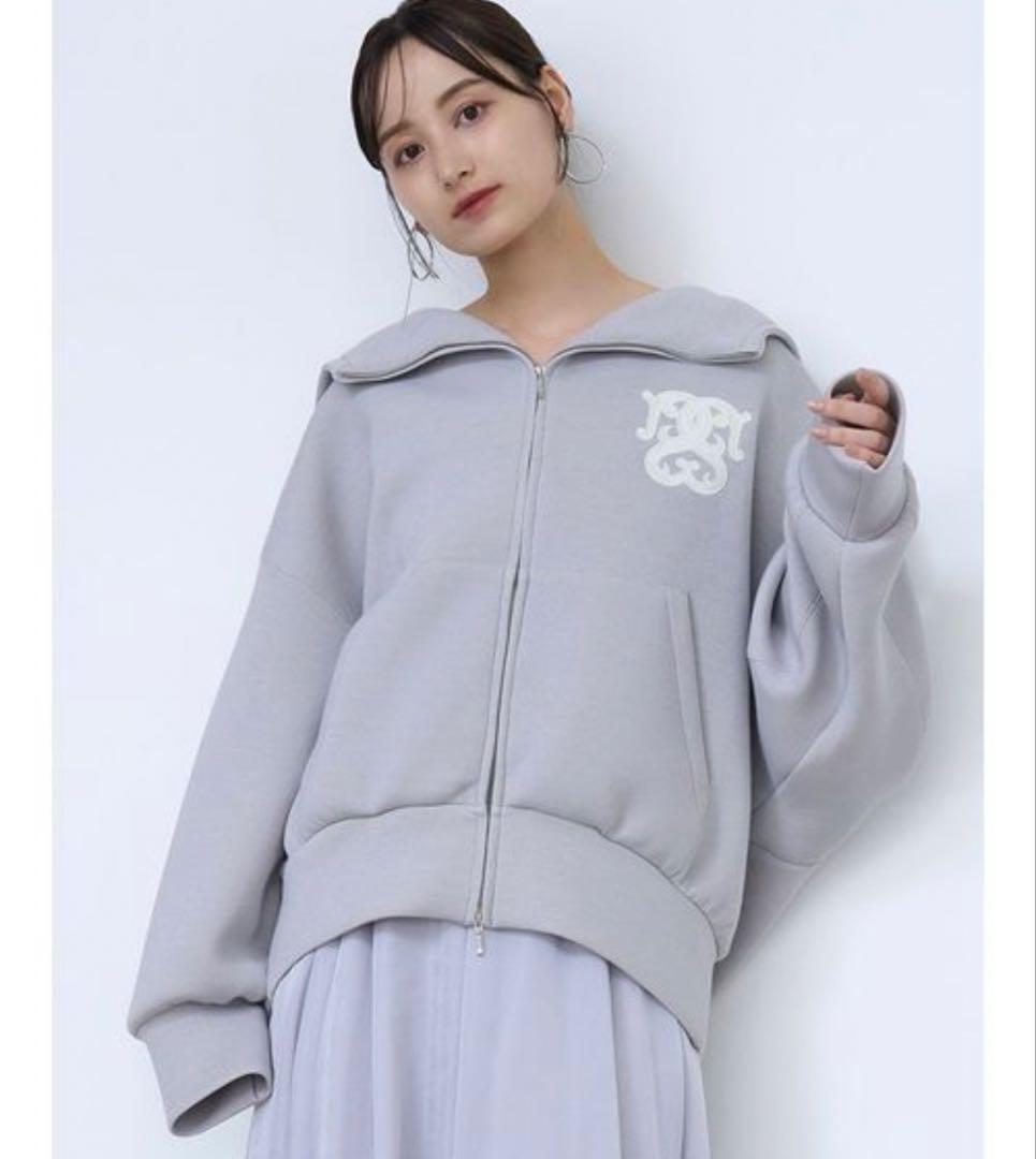 SNIDEL ボリュームパーカー　グレー