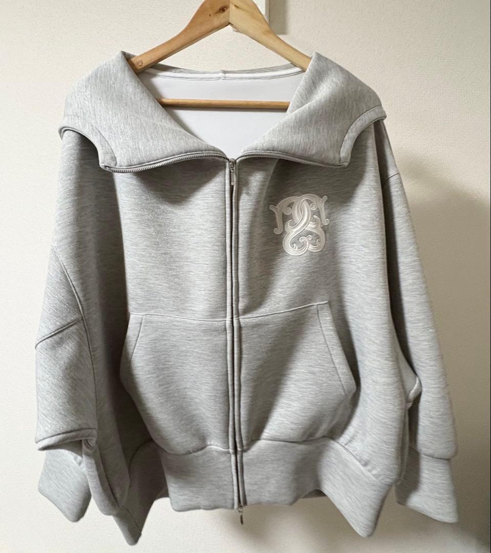 SNIDEL ボリュームパーカー　グレー