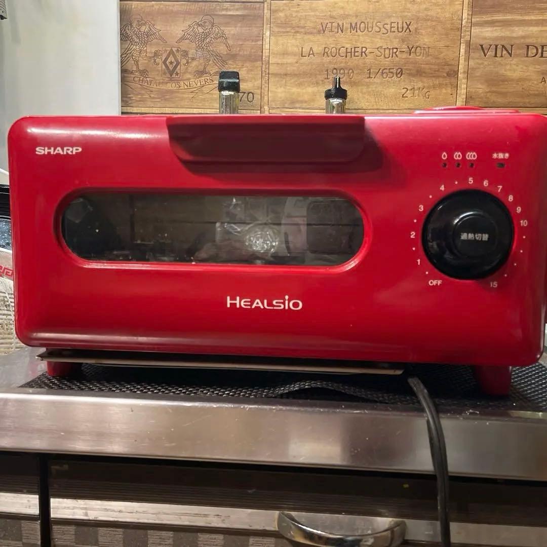 SHARP HEALSIO レッド オーブン