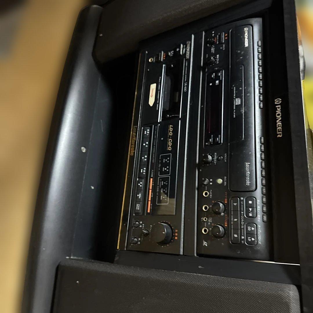 レーザーディスクカラオケ　ジャンク品