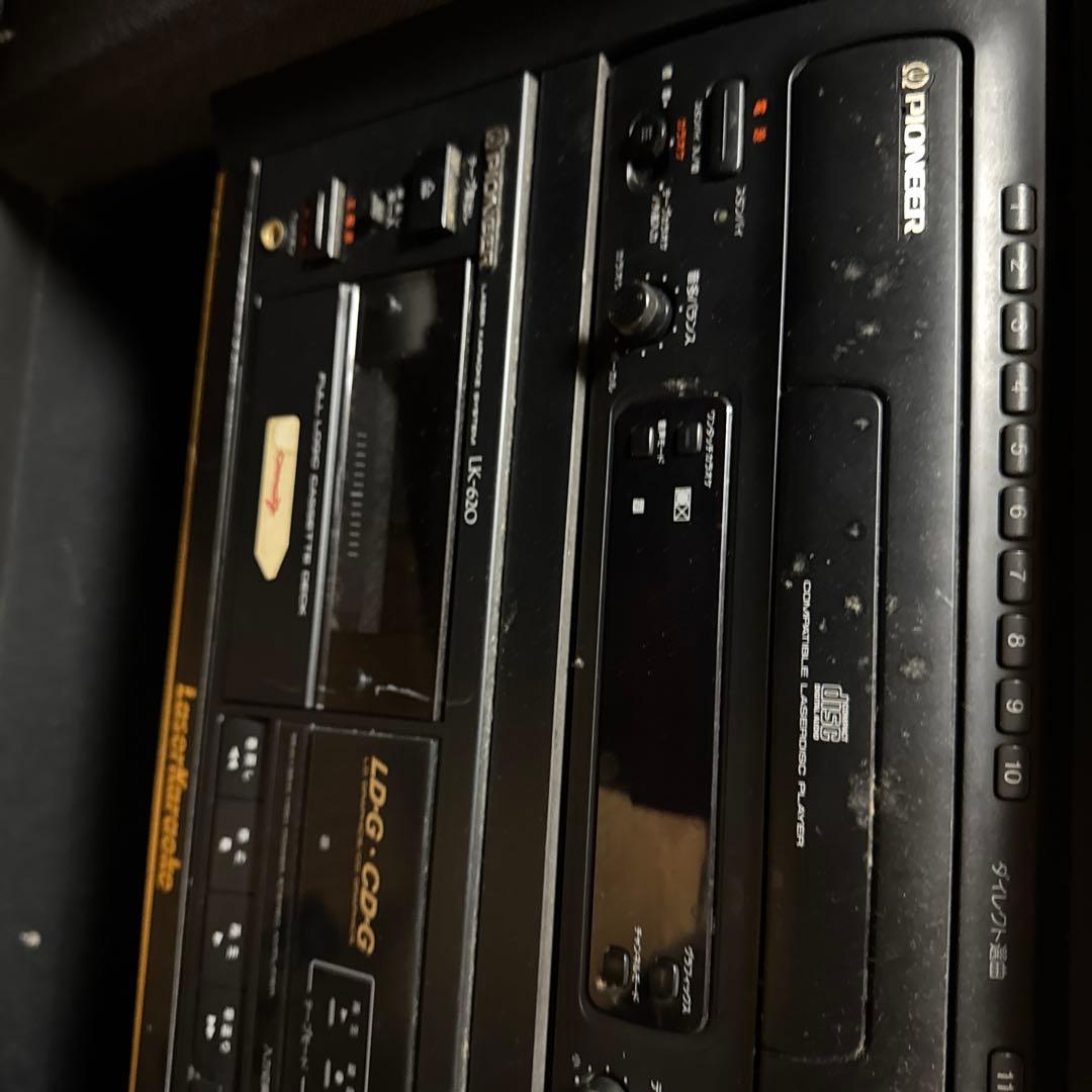 レーザーディスクカラオケ　ジャンク品