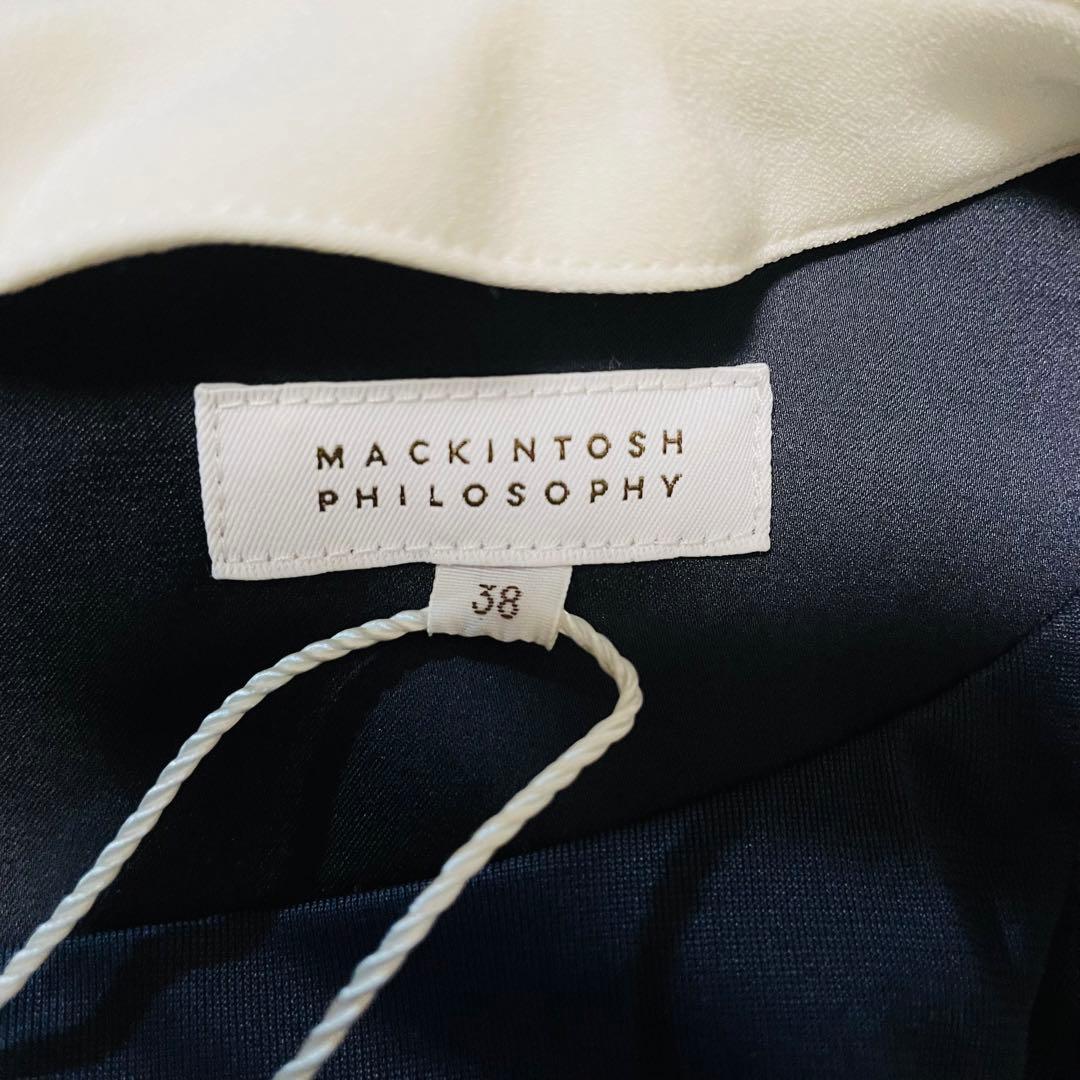 【アイス大好き】マッキントッシュフィロソフィー　ウールワンピース 38