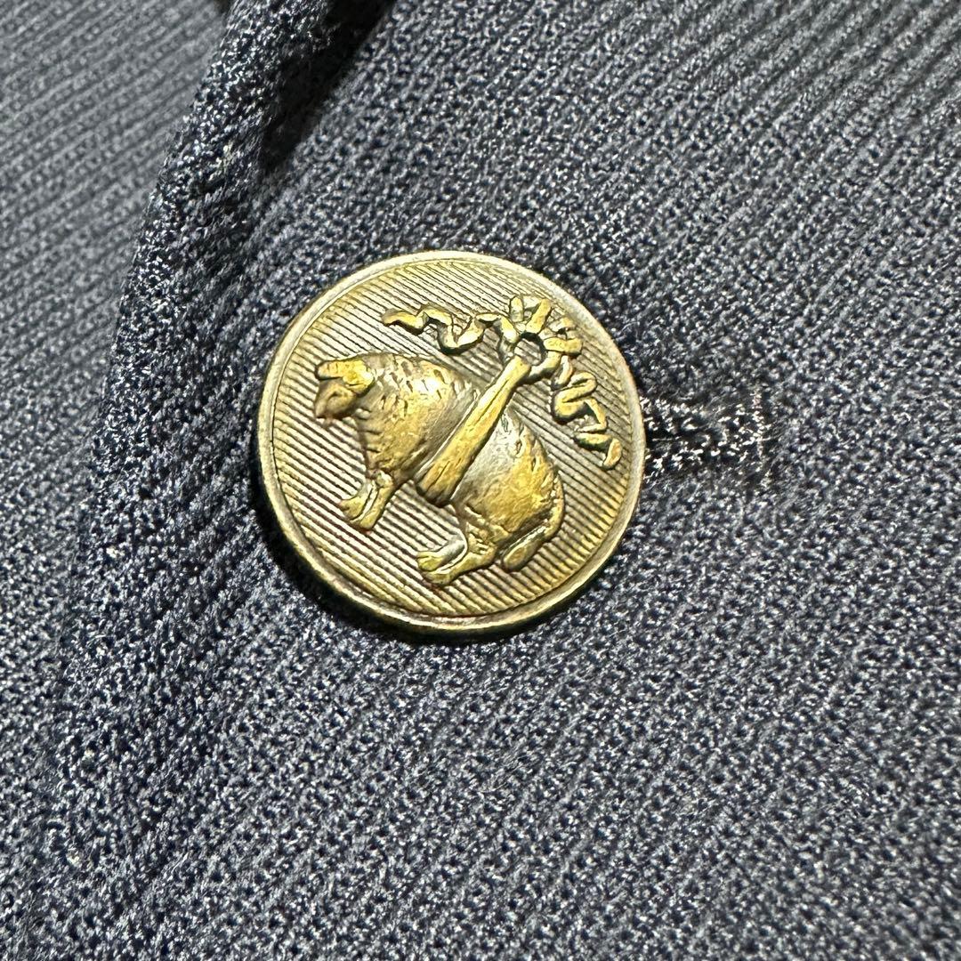 38(M)美品✨サクソン　ブルックスブラザーズ　紺ブレザー　金ボタン　テーラード