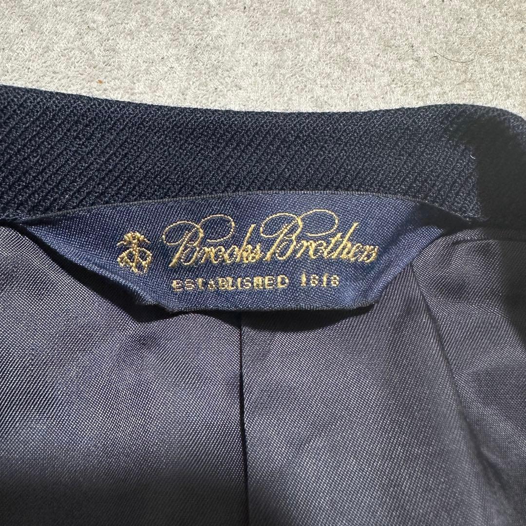 38(M)美品✨サクソン　ブルックスブラザーズ　紺ブレザー　金ボタン　テーラード