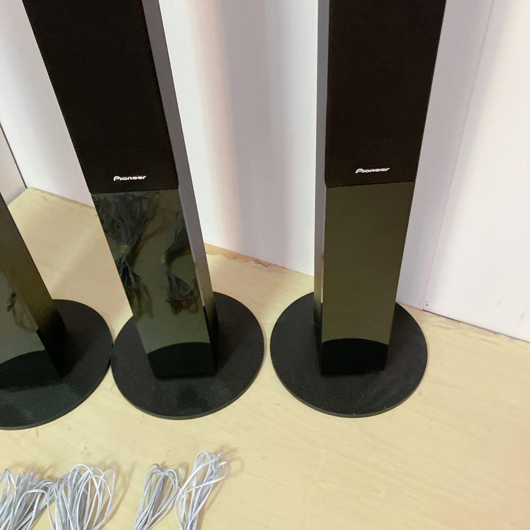 Pioneer S-SWR737 トールボーイスピーカー　4本セット　ケーブル付