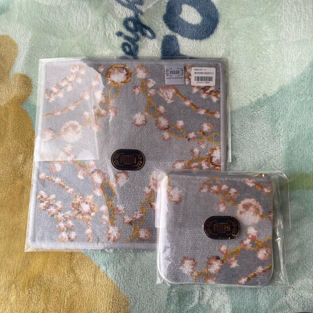 フェイラー　ハンカチ&ポーチセット