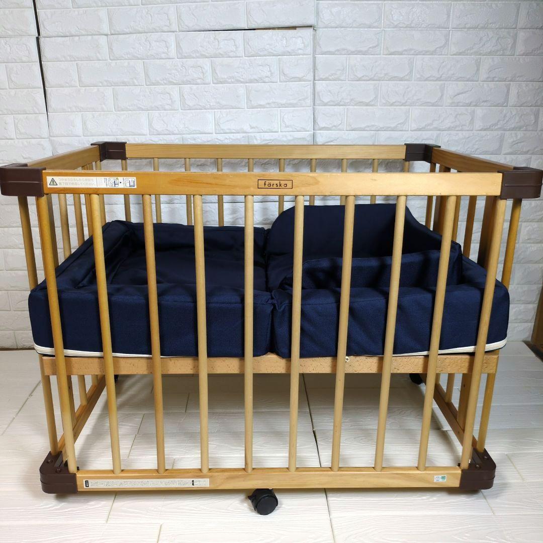 ファルスカ　farska ミニジョイントベッド　ネオ　木製ベビーベッド