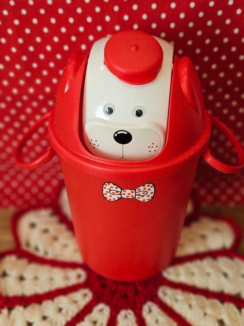 Rionページ　当時物　犬　ゴミ箱　デットストック　調味料入れ