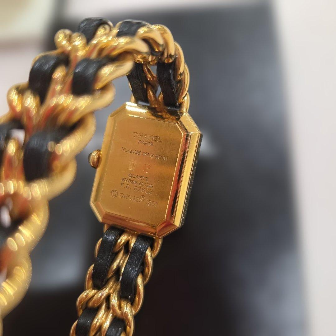 【CHANEL】 シャネルプルミエール　Lサイズ 1980年代製レディース時計