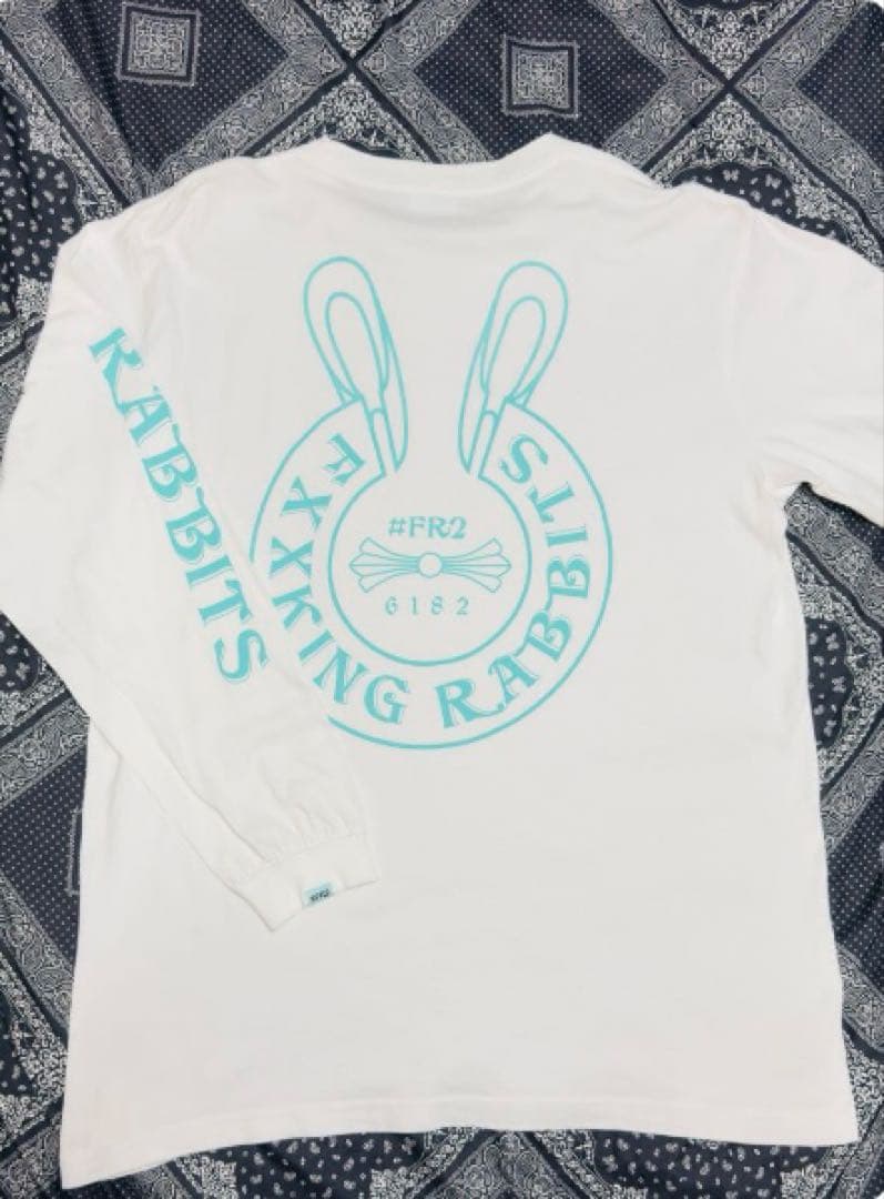 #FR2 月桃　沖縄限定カラー　クロムハーツパロディロンT（Ｌ）