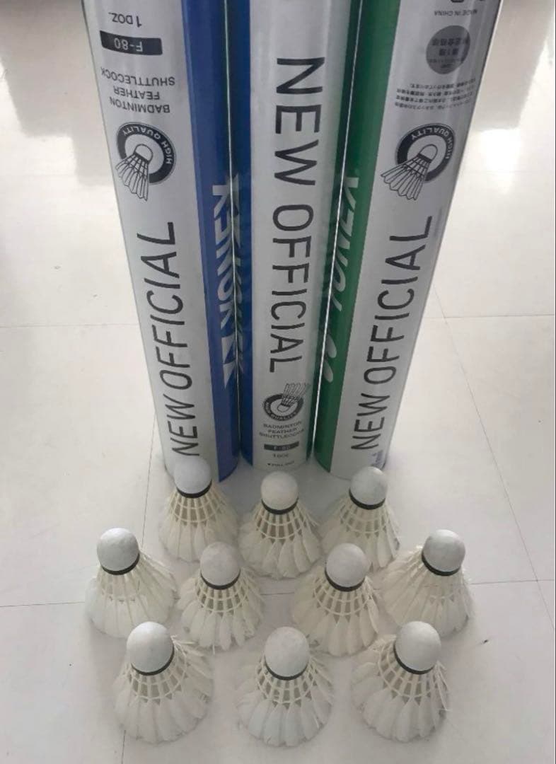 バドミントン シャトル 120個 ニューオフィシャル 他美品有練習ノック基礎手芸