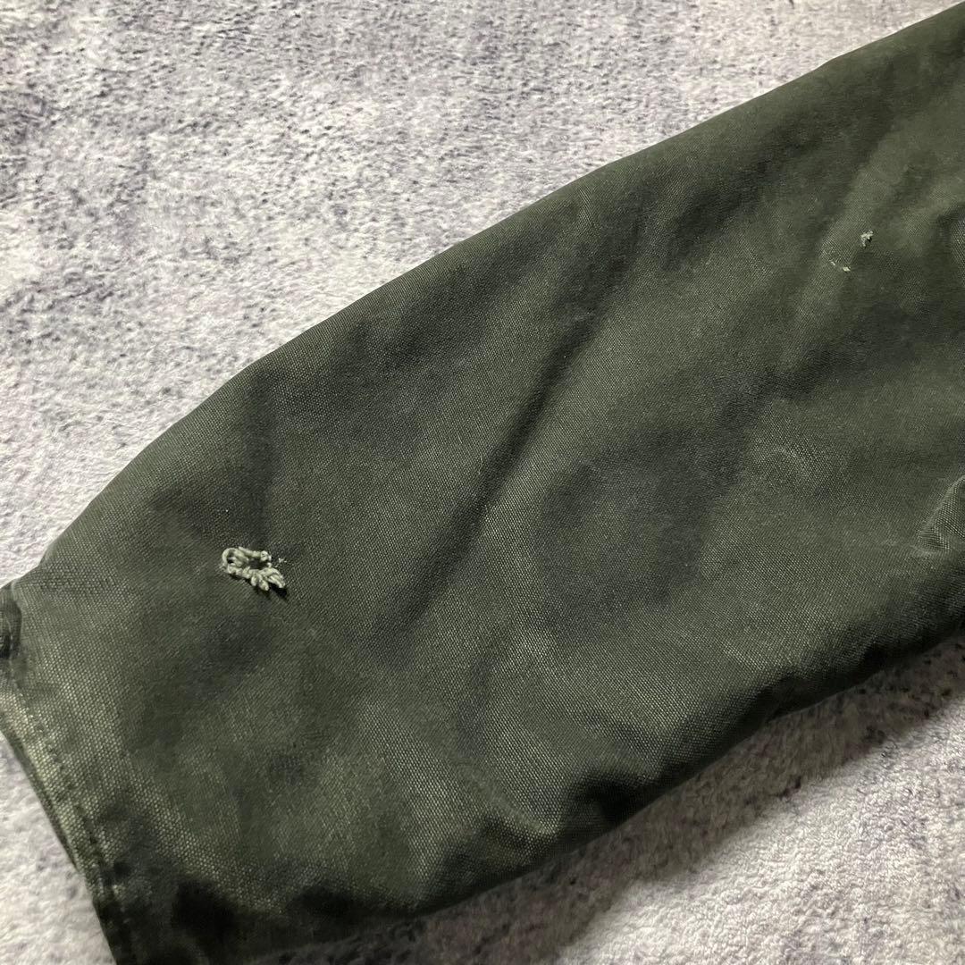 Carharttカーハート00sトラディショナルジャケットダック地裏モスグリーン