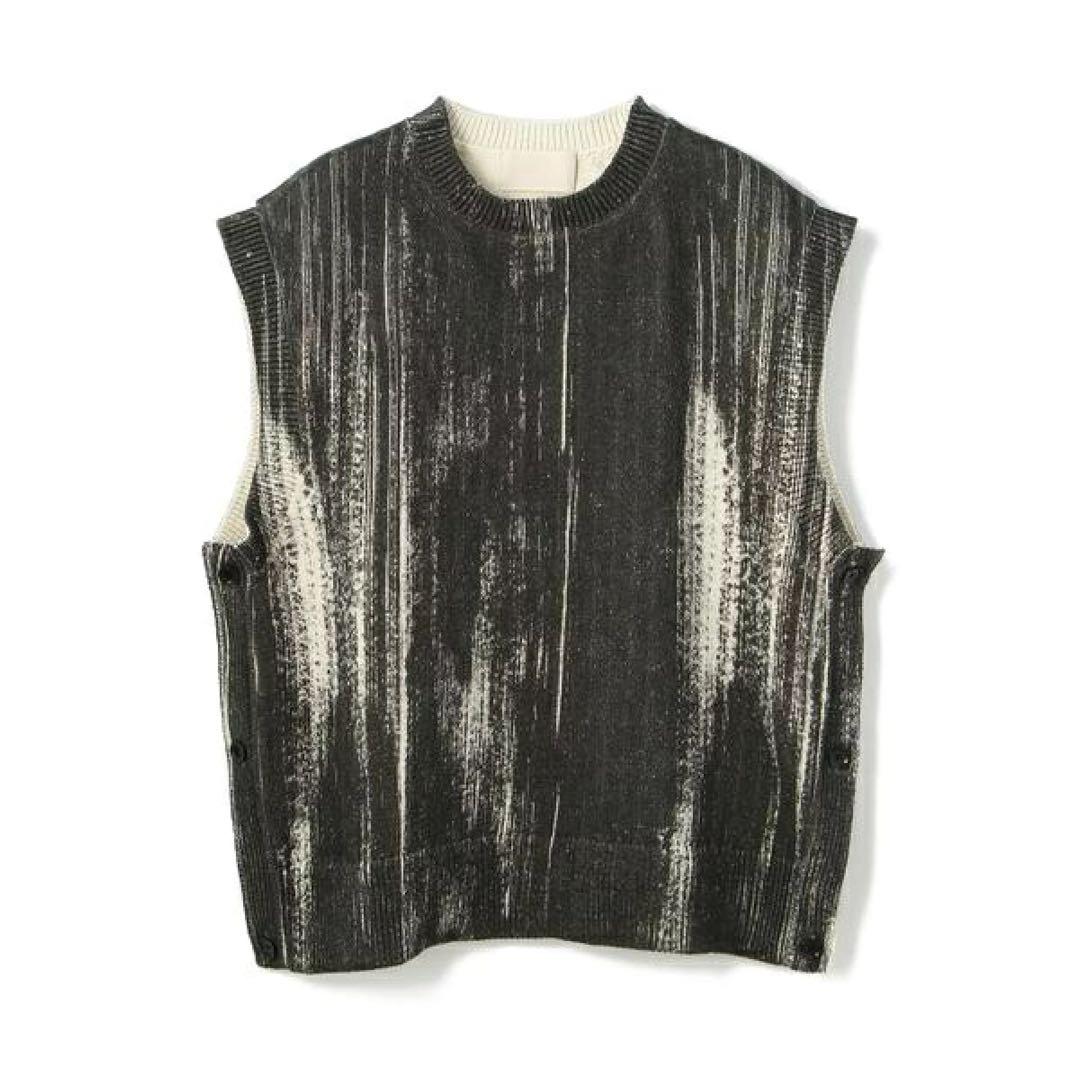 m*a様 【YOKE】Printed Cotton Crewneck Vest