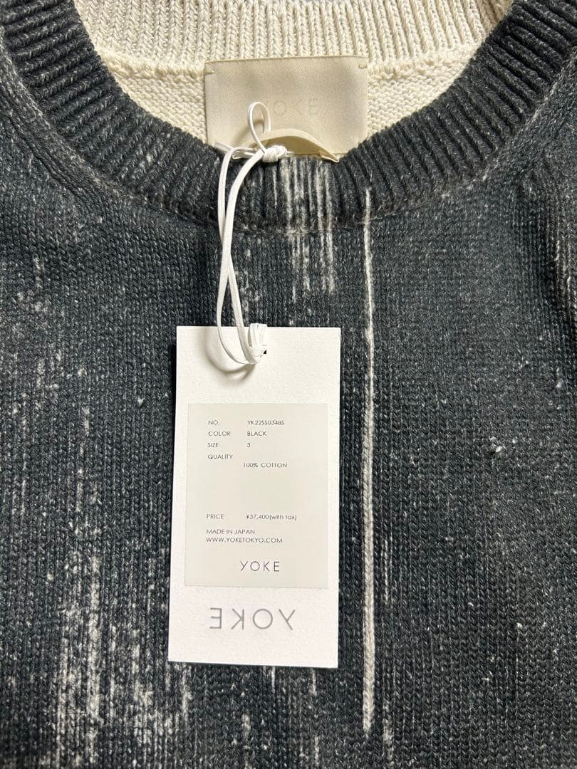 m*a様 【YOKE】Printed Cotton Crewneck Vest