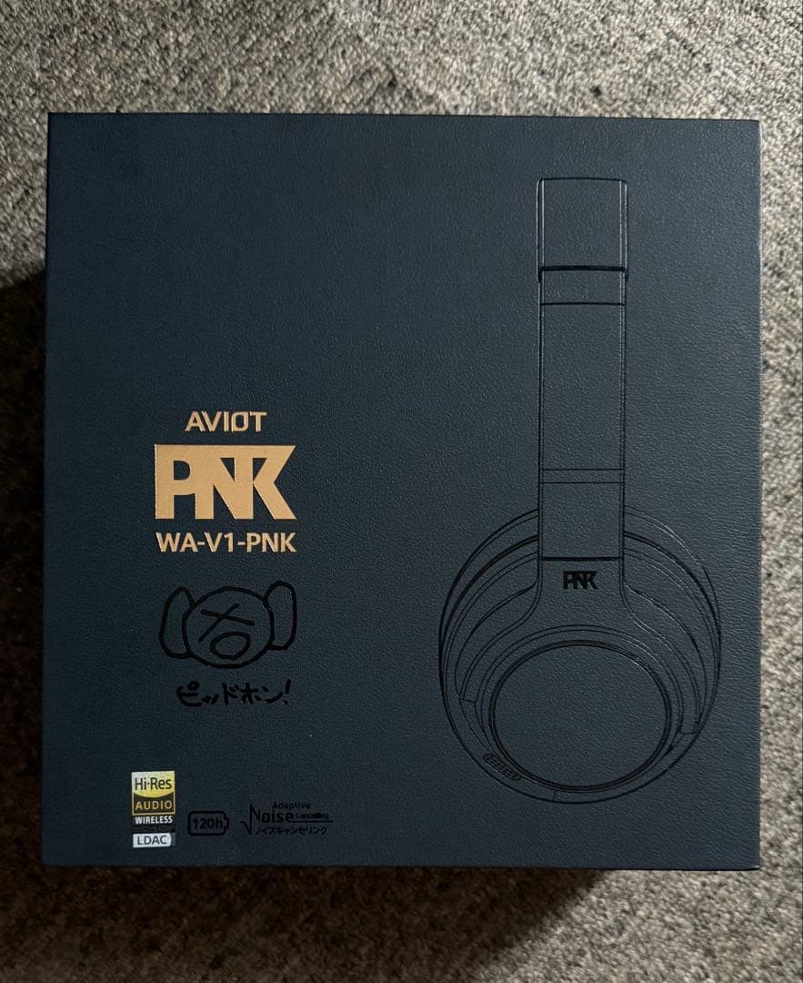 AVIOT WA-V1-PNK ワイヤレスヘッドホン